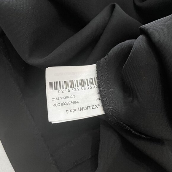 ZARA BLACK CUT OUT SLEEVELESS COLUMN MAXI DRESS 2157/223 - S - Picture 11 of 14